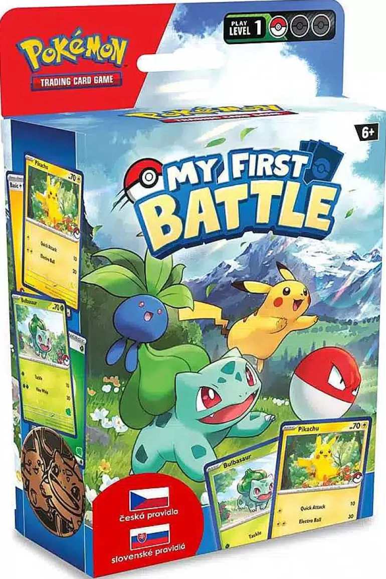 Pocket Monster Pokémon Kort-Pokemon My First Battle Pikachu Vs Bulbasaur