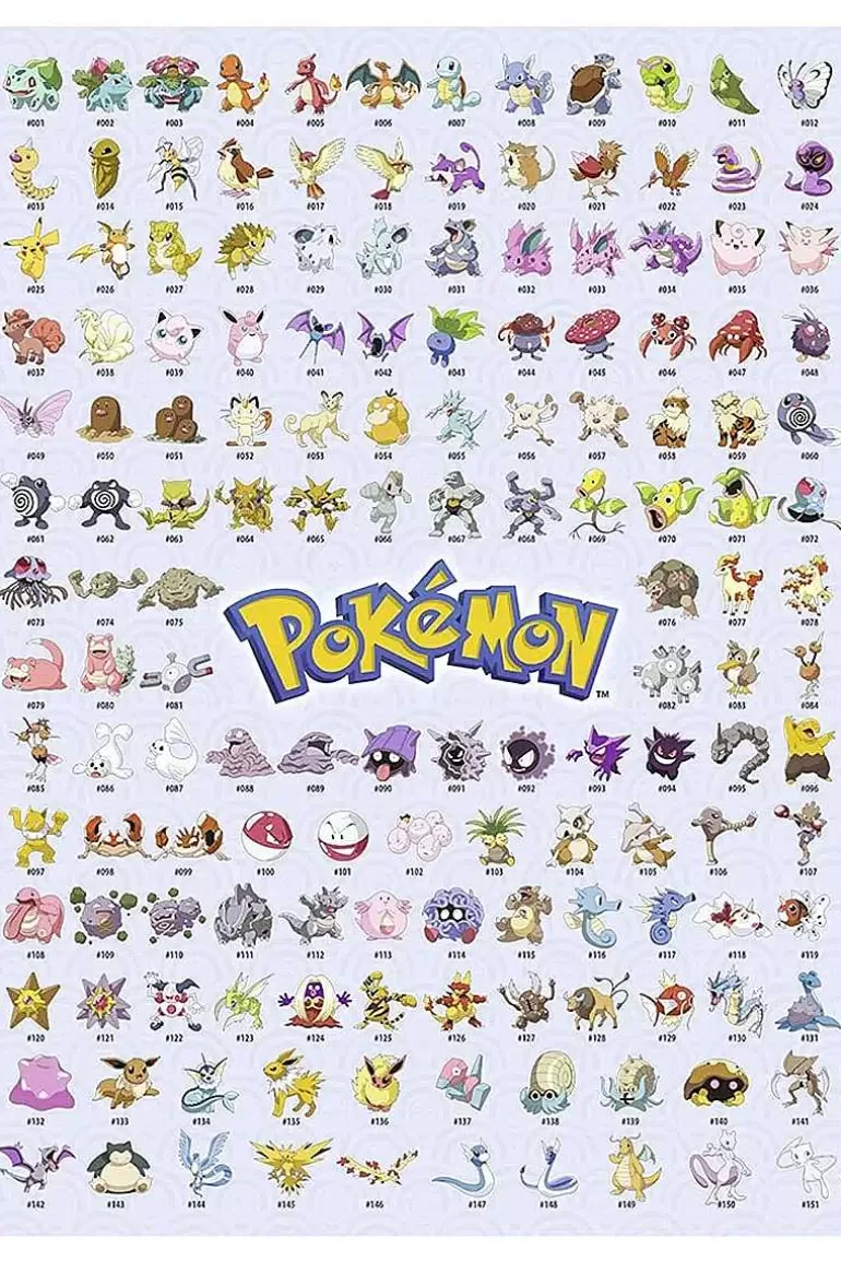 Pocket Monster Pokémon Til Børneværelset-Pokemon Ravensburger Puslespil Med 500 Brikker