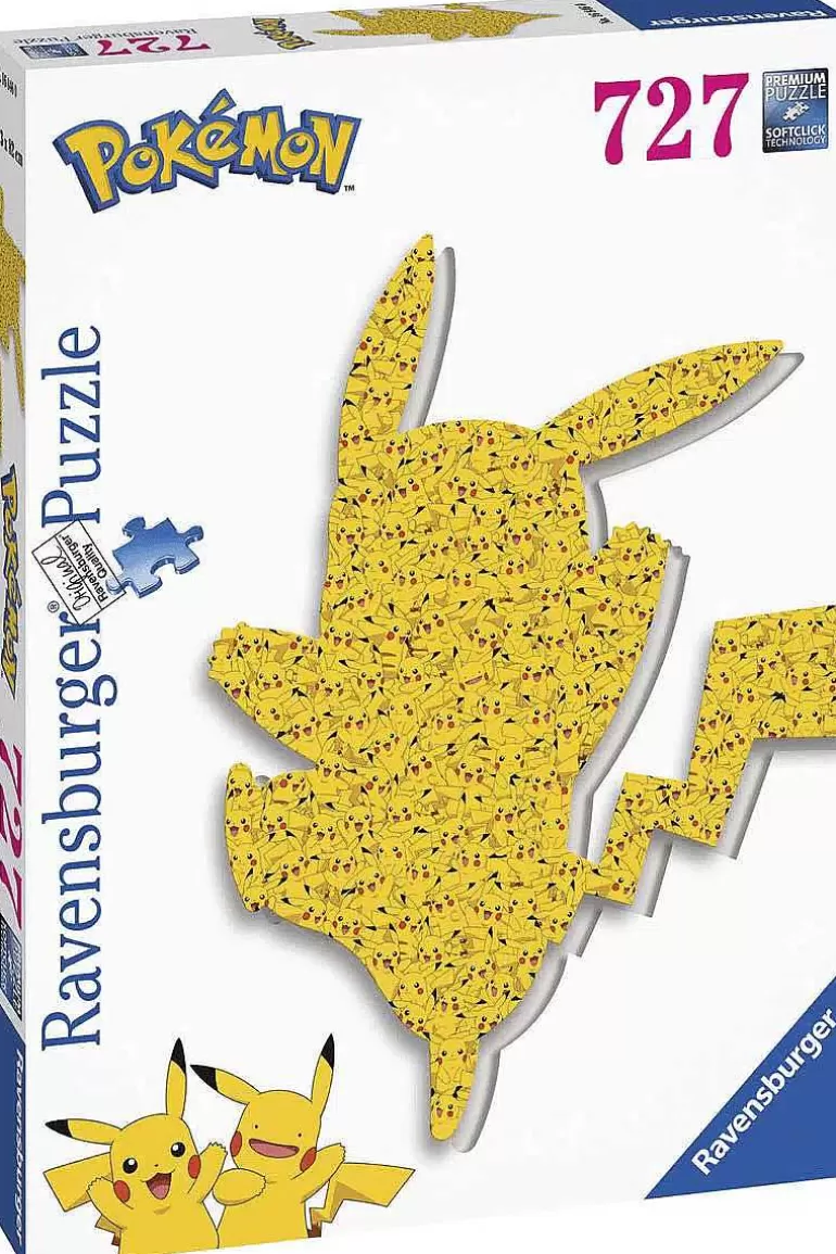Pocket Monster Pokémon Til Børneværelset-Pokemon Ravensburger Puslespil Med 727 Brikker