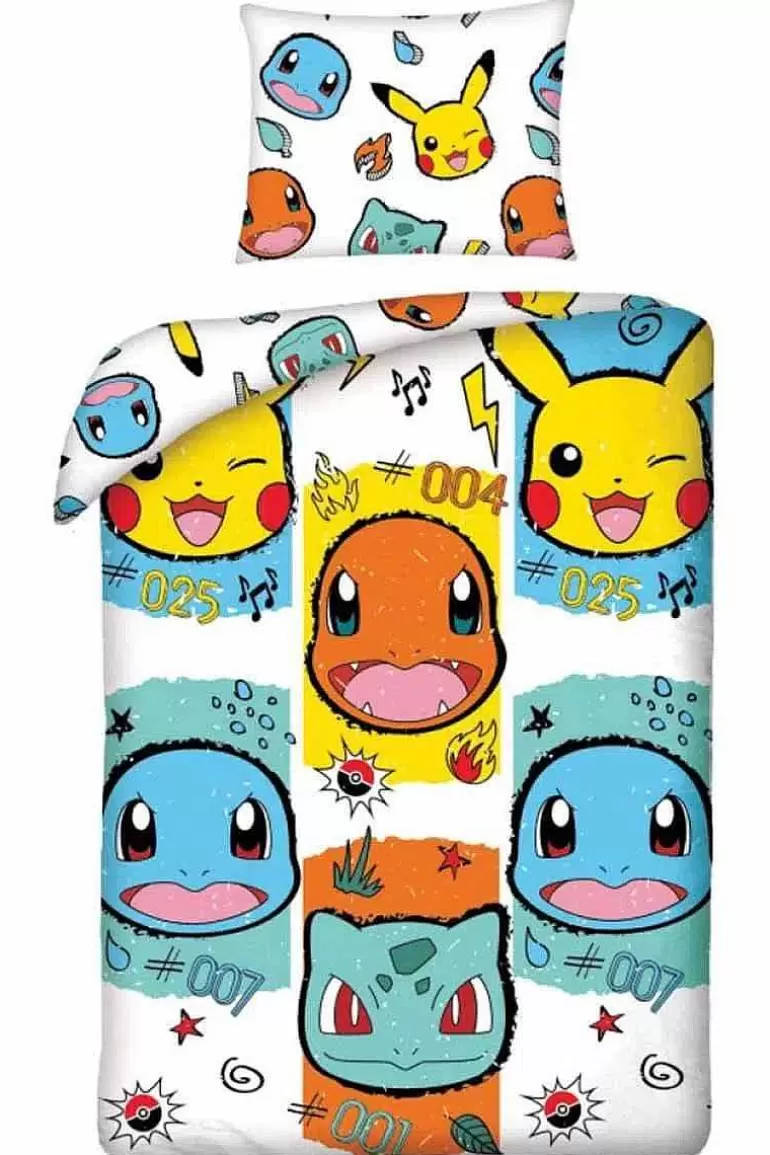 Pocket Monster Pokémon Til Børneværelset-Pokemon Sengetoj Med Populaere Ansigter