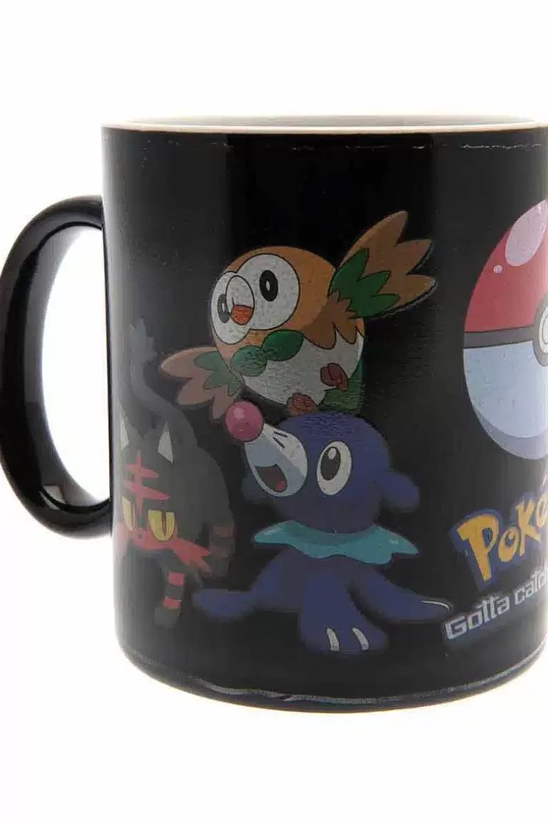 Pocket Monster Pokémon Til Børneværelset-Rowlet Popplio Litten Krus Med Farveskift