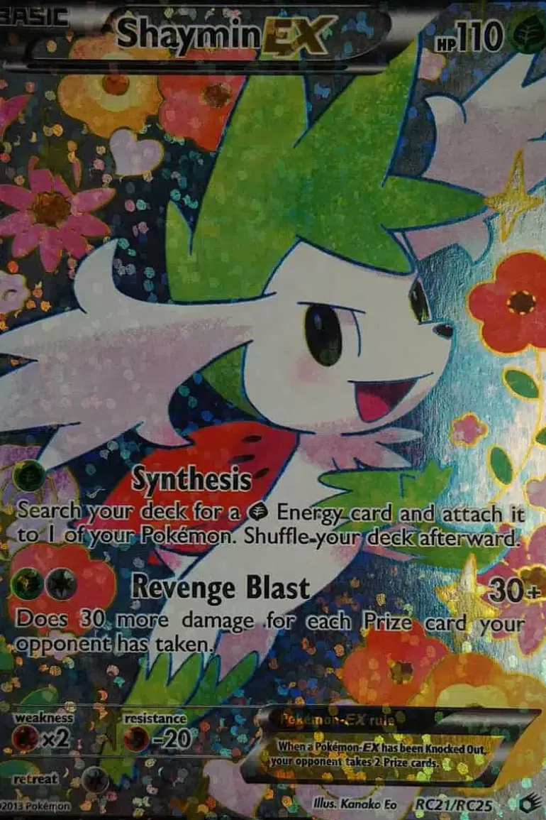 Pocket Monster Pokémon Kort-Shaymin Ex Rc21/Rc25 Full Art