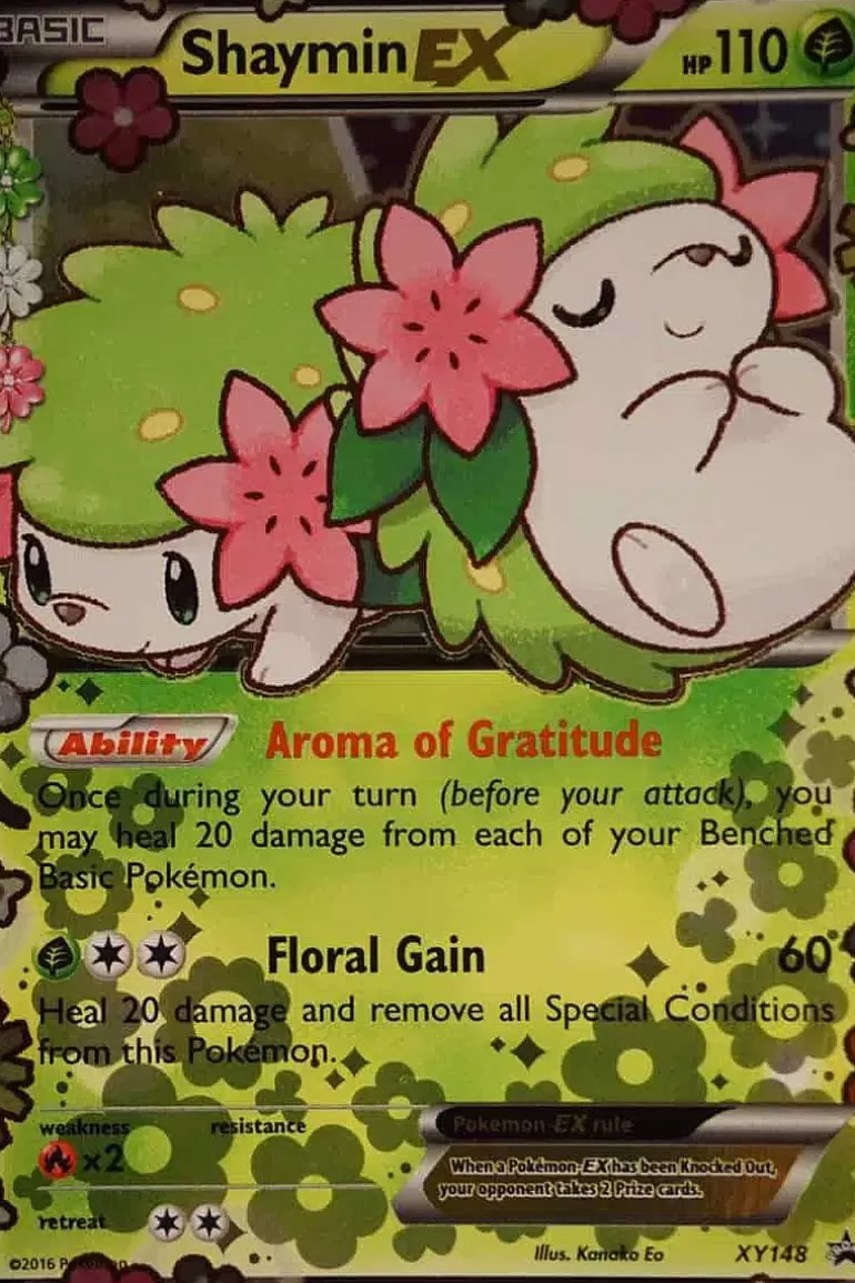 Pocket Monster Pokémon Kort-Shaymin Ex Xy148