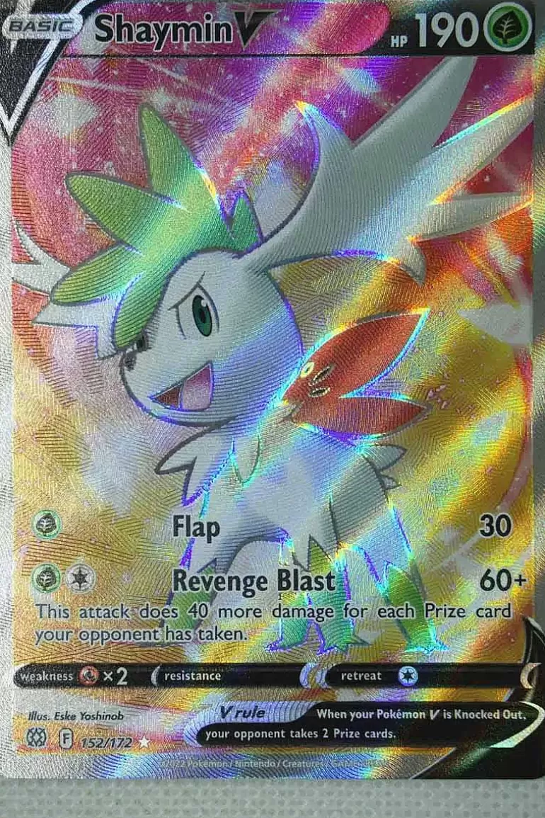 Pocket Monster Pokémon Kort-Shaymin V 152/172 Full Art