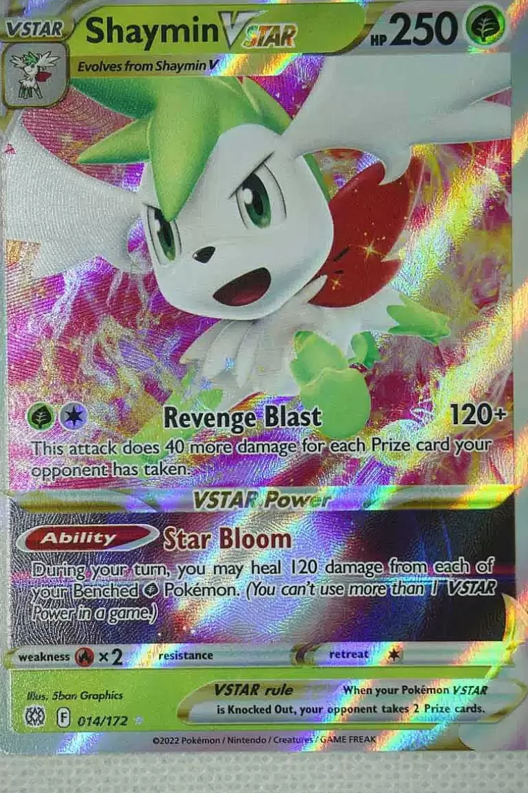 Pocket Monster Pokémon Kort-Shaymin Vstar 14/172
