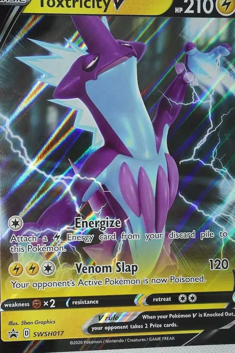 Pocket Monster Pokémon Kort-Toxtricity V Swsh017 Stor
